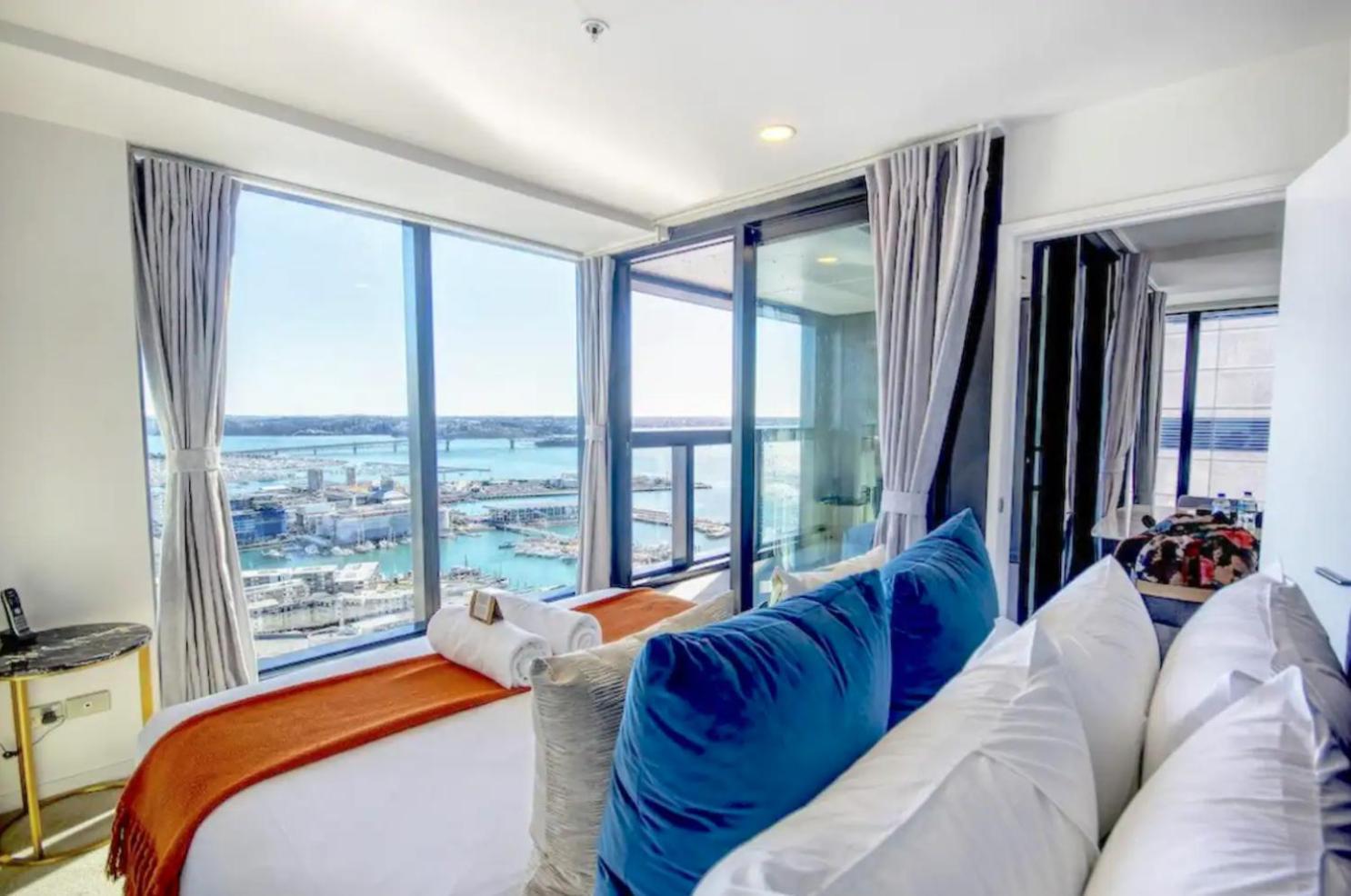 Apartmán Magnificent Skytower, Sea, Habour View In Cbd Auckland Exteriér fotografie
