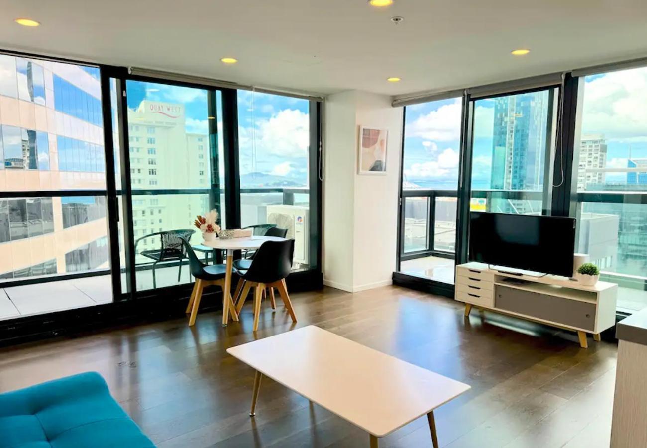 Apartmán Magnificent Skytower, Sea, Habour View In Cbd Auckland Exteriér fotografie